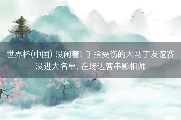 世界杯(中国) 没闲着! 手指受伤的大马丁友谊赛没进大名单， 在场边客串影相师
