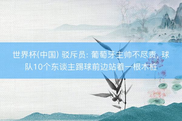 世界杯(中国) 驳斥员: 葡萄牙主帅不尽责， 球队10个东谈主踢球前边站着一根木桩
